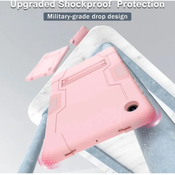 WESOROL Tablet Case, Pink, 10.5 inch for Galaxy Tab A8 - Picture 4 of 8